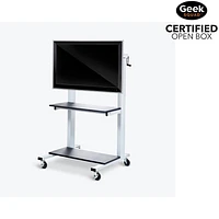 Open Box - Luxor Crank-Adjustable Flat Panel TV Cart (CLCD)