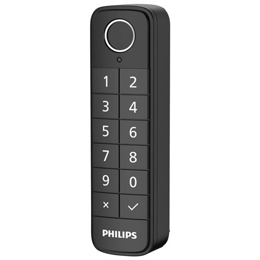 Philips 3000 Series Wireless Keypad with Finger Print Reader - Black