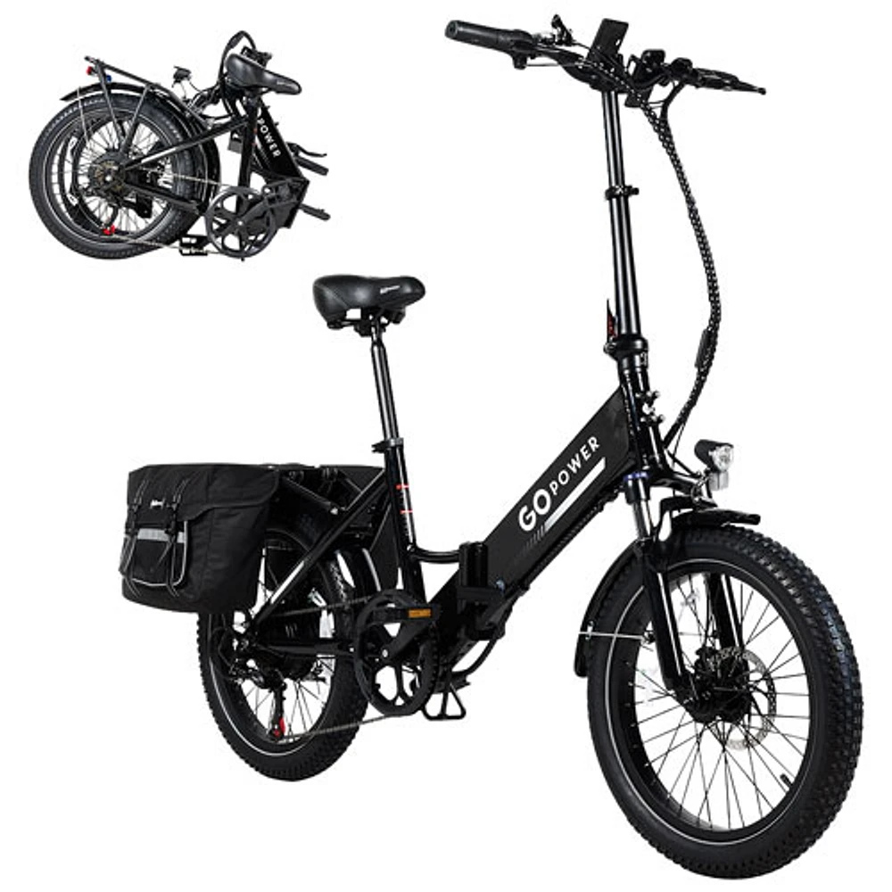 GoPowerBike GoPlus Step-Through Fat-Tire Electric Cruiser Bike (500W Motor/80km Range/32 km/h Top Speed
