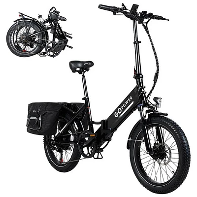 GoPowerBike GoPlus Step-Through Fat-Tire Electric Cruiser Bike (500W Motor/80km Range/32 km/h Top Speed