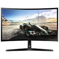 Moniteur incurvé DEL AV HD intégrale GTG 100 Hz 24 po Essential S3 de Samsung (LS24D368GANXZA) - Noir