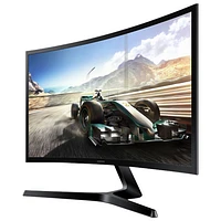 Moniteur incurvé DEL AV HD intégrale GTG 100 Hz 24 po Essential S3 de Samsung (LS24D368GANXZA) - Noir