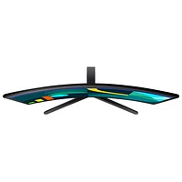 Moniteur incurvé DEL AV HD intégrale GTG 100 Hz 24 po Essential S3 de Samsung (LS24D368GANXZA) - Noir