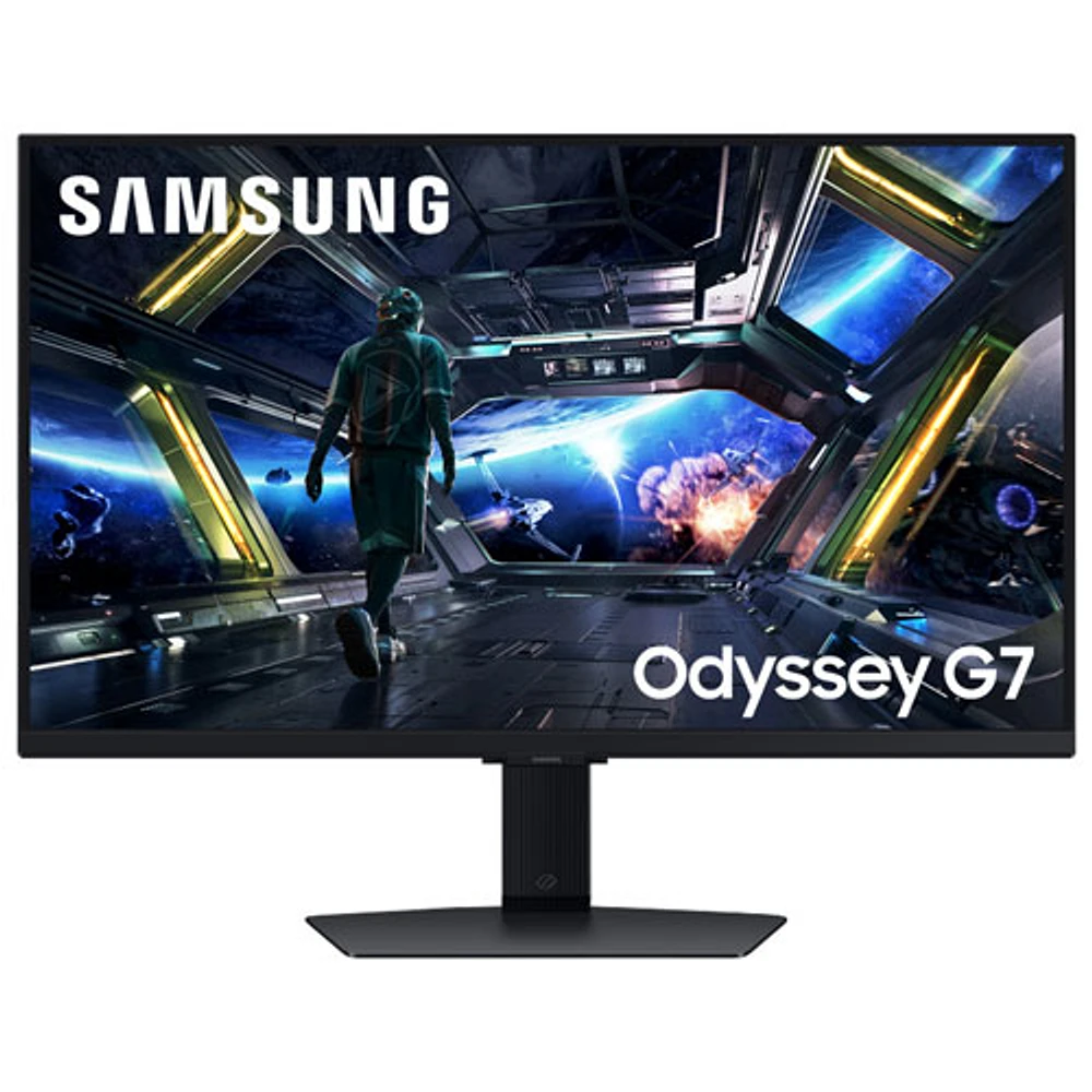 Moniteur de jeu FreeSync DEL IPS Ultra HD 4K GTG 1 ms 144 Hz de 27 po Odyssey de Samsung (LS27DG702ENXZA) - Noir