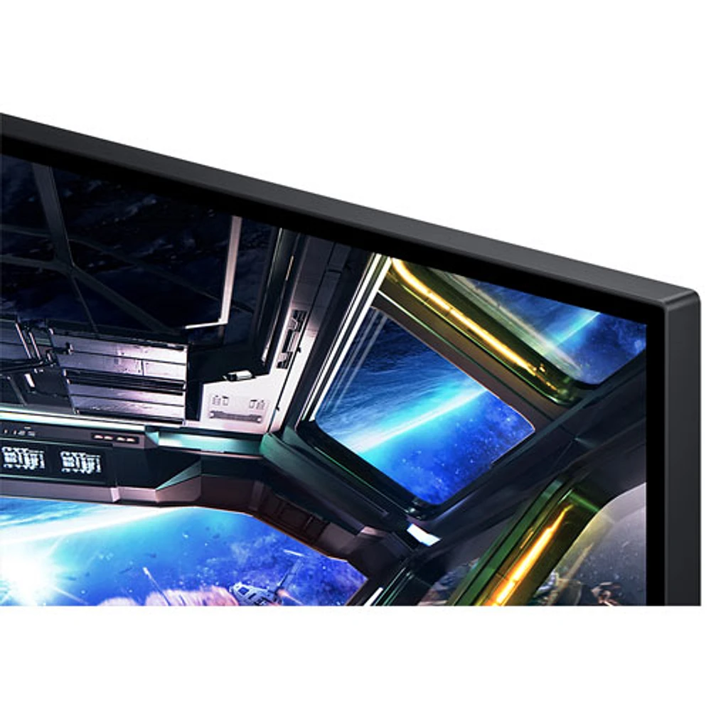 Samsung Odyssey 27" 4K UHD 144Hz 1ms GTG IPS LED G-Sync FreeSync Gaming Monitor (LS27DG702ENXZA) - Black