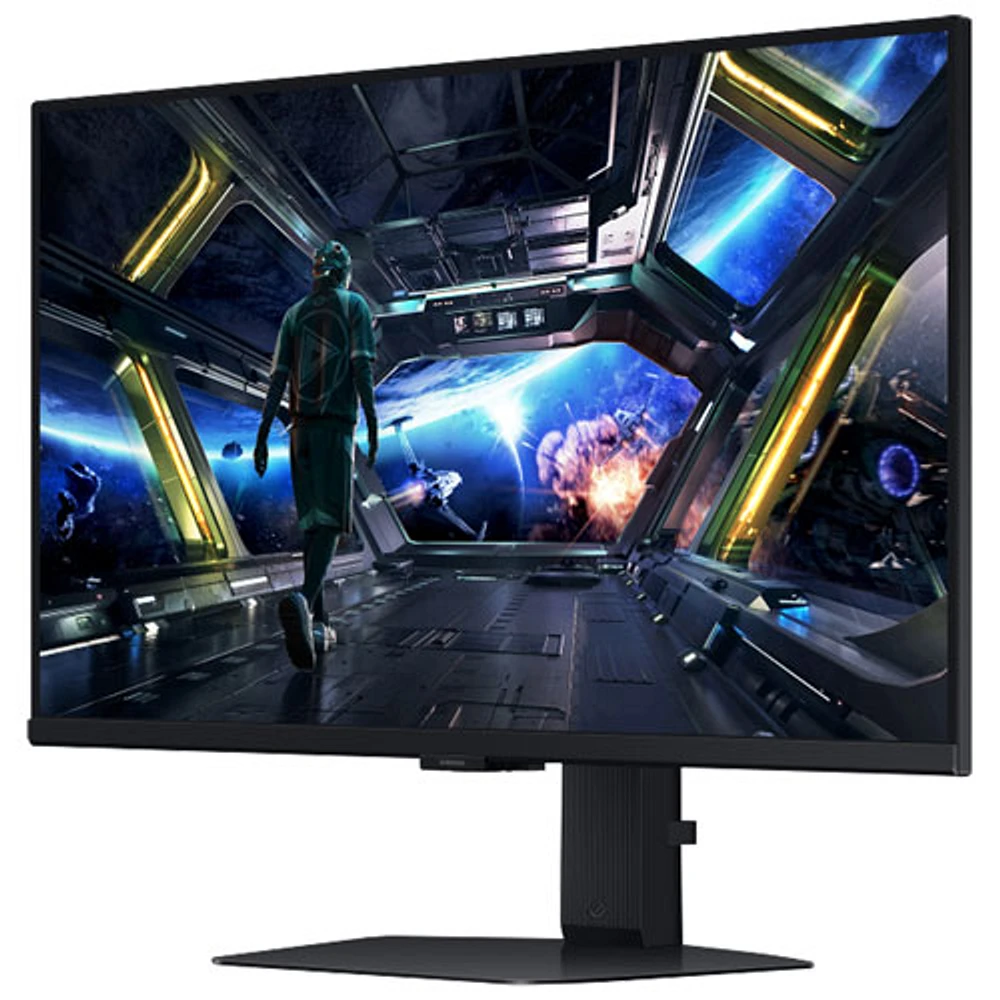 Samsung Odyssey 27" 4K UHD 144Hz 1ms GTG IPS LED G-Sync FreeSync Gaming Monitor (LS27DG702ENXZA) - Black