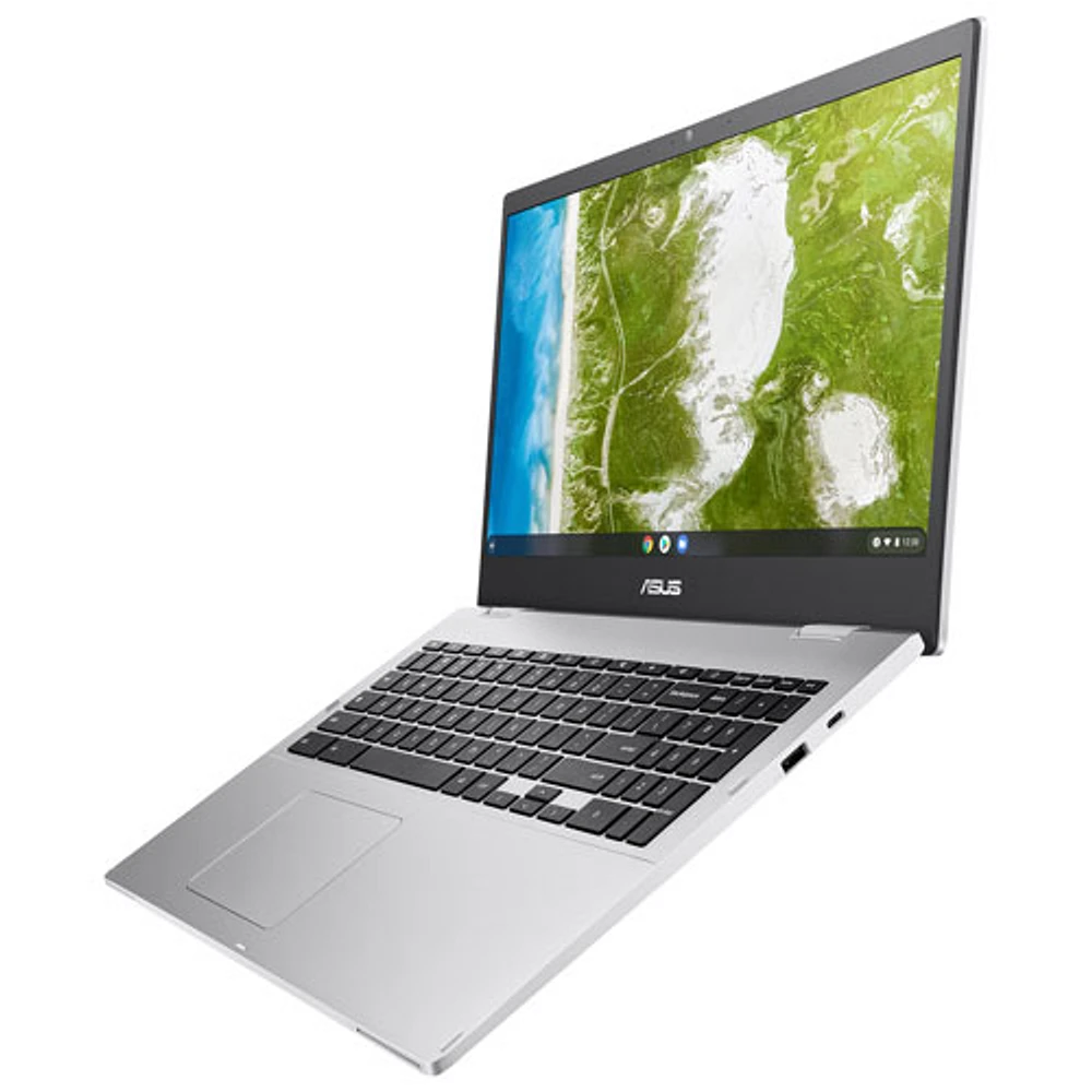 ASUS CX1500 15.6" Chromebook - Transparent Silver (Intel Celeron N4500/8GB RAM/128GB SSD/ChromeOS)
