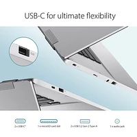 ASUS CX1500 15.6" Chromebook - Transparent Silver (Intel Celeron N4500/8GB RAM/128GB SSD/ChromeOS)