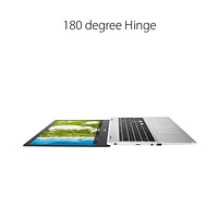 Chromebook de 15,6 po CX1500 d'ASUS - Argenté transparent (Celeron N4500 d'Intel/RAM 8 Go/SSD 128 Go/ChromeOS)