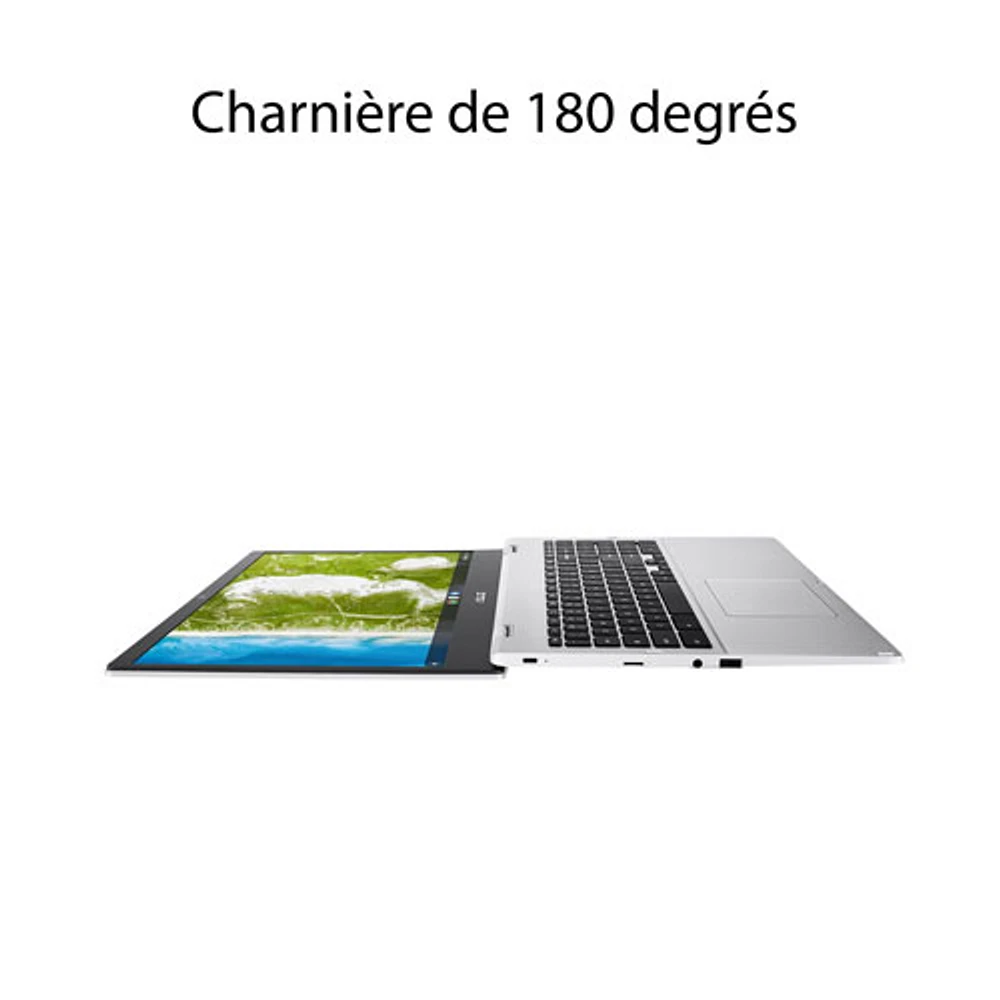 ASUS CX1500 15.6" Chromebook - Transparent Silver (Intel Celeron N4500/8GB RAM/128GB SSD/ChromeOS)