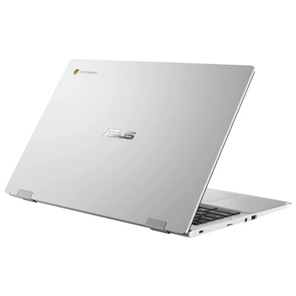ASUS CX1500 15.6" Chromebook - Transparent Silver (Intel Celeron N4500/8GB RAM/128GB SSD/ChromeOS)