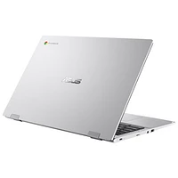 ASUS CX1500 15.6" Chromebook - Transparent Silver (Intel Celeron N4500/8GB RAM/128GB SSD/ChromeOS)