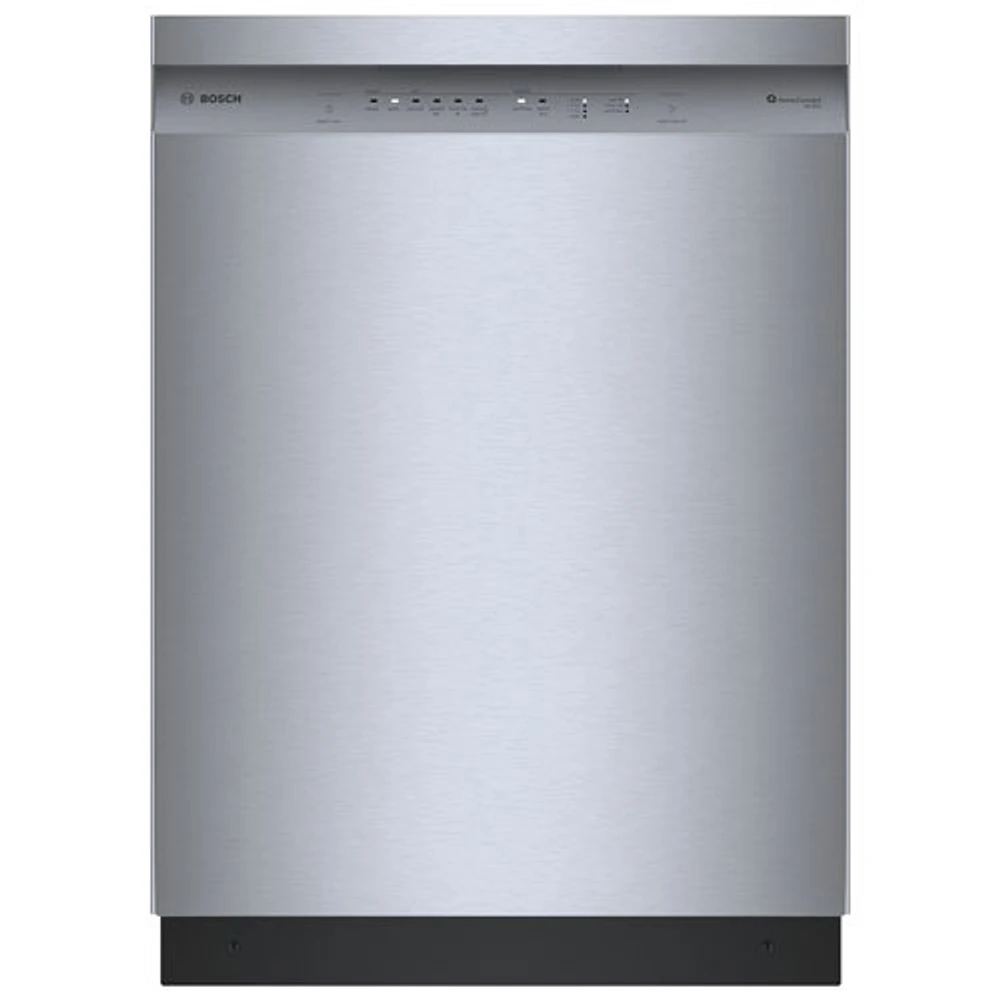 Bosch 300 Series 24" 48dB Built-In Dishwasher with Stainless Steel Tub (SHE41CM5N) - Stainless Steel