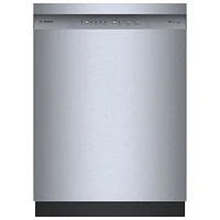 Bosch 300 Series 24" 48dB Built-In Dishwasher with Stainless Steel Tub (SHE41CM5N) - Stainless Steel