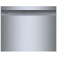 Bosch 300 Series 24" 48dB Built-In Dishwasher with Stainless Steel Tub (SHE41CM5N) - Stainless Steel