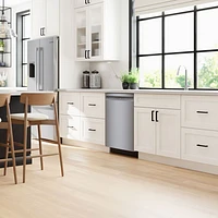 Bosch 300 Series 24" 48dB Built-In Dishwasher with Stainless Steel Tub (SHE41CM5N) - Stainless Steel