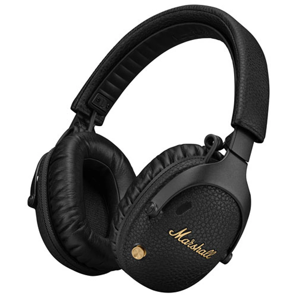 Marshall Monitor III Over-Ear Noise Cancelling Bluetooth Headphones - Black/Brass