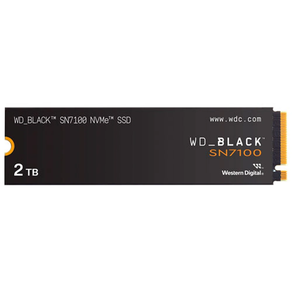 Disque SSD interne NVMe PCI-e WD_BLACK SN7100 de 2 To (WDBELG0020BBK-WRSN)