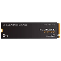 Disque SSD interne NVMe PCI-e WD_BLACK SN7100 de 2 To (WDBELG0020BBK-WRSN)