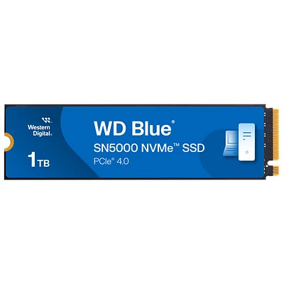 Disque SSD interne NVMe PCIe SN5000 de 1 To de WD Blue (WDBS3F0010BNC-WRSN)