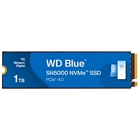 Disque SSD interne NVMe PCIe SN5000 de 1 To de WD Blue (WDBS3F0010BNC-WRSN)