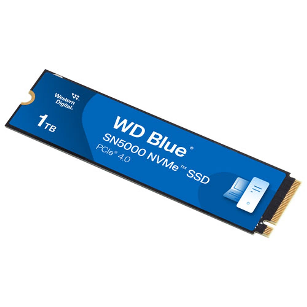 Disque SSD interne NVMe PCIe SN5000 de 1 To de WD Blue (WDBS3F0010BNC-WRSN)