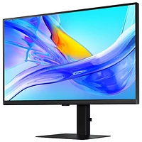 Moniteur DEL IPS Ultra HD 4K 60 Hz de 27 po ViewFinity S8 de Samsung avec temps de réponse gris à gris de 5 ms (LS27D802UANXGO) - Noir