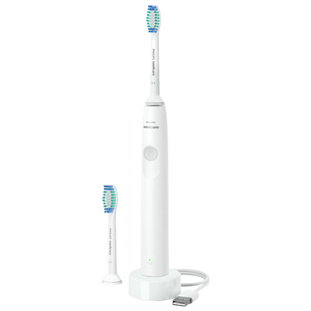 Brosse à dents électrique Sonicare 1300 de Philips (HX3642/02) - Blanc/Gris