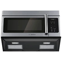 Bosch 300 Series Over-The-Range Microwave - 1.6 Cu. Ft. - Stainless Steel