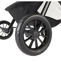 Système de transport Modular Pivot avec siège d'auto de bébé LiteMax d'Evenflo - Gris décontracté