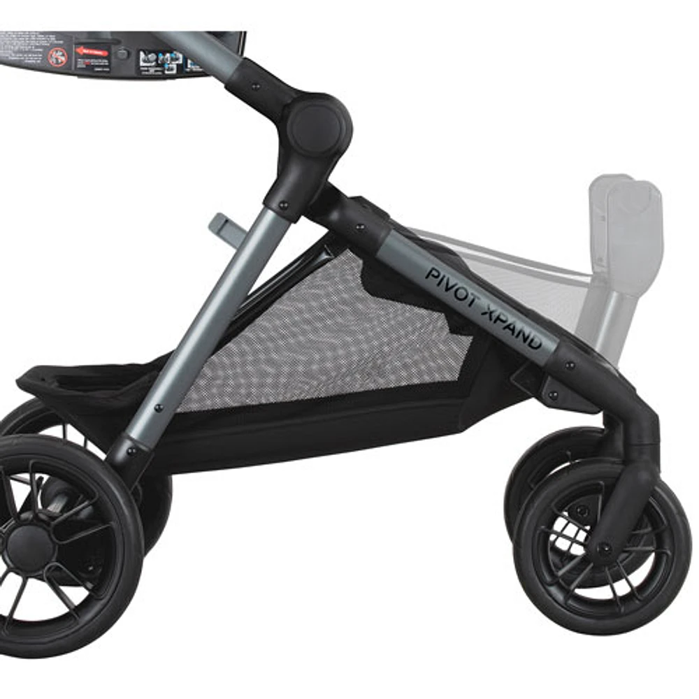 Evenflo Pivot Xpand Modular Travel System with LiteMax Infant Car Seat - Ayrshire Black