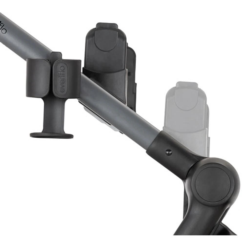Evenflo Pivot Xpand Modular Travel System with LiteMax Infant Car Seat - Ayrshire Black