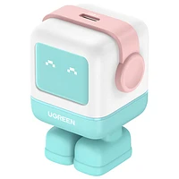 Chargeur mural USB-C GaN PD de 30 W Uno Robot de UGREEN - Rose/Bleu