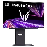 LG UltraGear 27” QHD 480Hz 0.03ms GTG OLED LED DP 2.1 G-Sync/FreeSync Premium Pro Gaming Monitor (27GX790A-B) – Purple Grey