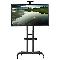 North Bayou Mobile TV Cart with 55" - 85" Mount