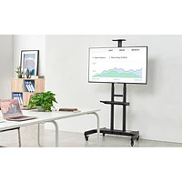 North Bayou Mobile TV Cart with 55" - 85" Mount