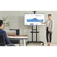 North Bayou Mobile TV Cart with 55" - 85" Mount