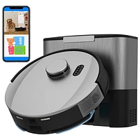 bObsweep UltraVision WiFi Connected Self-Empty Robot Vacuum & Mop