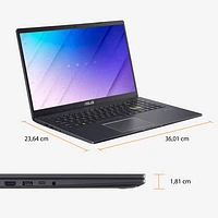 ASUS Vivobook Go 15 L510 15.6" Laptop - Star Black (Intel Celeron N4500/4GB RAM/128GB SSD/Windows 11)