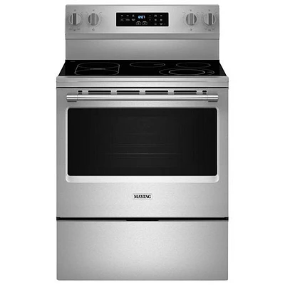 Open Box - Maytag 30" 5.3 Cu. Ft. Self-Clean Electric Air Fry Range (YMFES6030RZ) - Perfect Condition