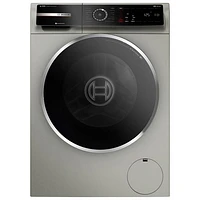 Bosch 800 Series 2.4 Cu. Ft. High Efficiency Compact Front Load Washer (WGB246AXUC) - Pearl Steel