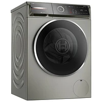 Bosch 800 Series 2.4 Cu. Ft. High Efficiency Compact Front Load Washer (WGB246AXUC) - Pearl Steel