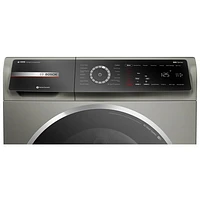 Bosch 800 Series 2.4 Cu. Ft. High Efficiency Compact Front Load Washer (WGB246AXUC) - Pearl Steel