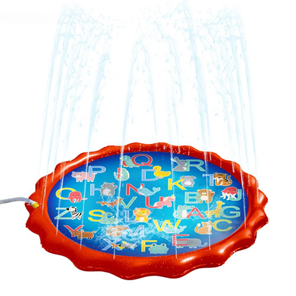 Splash Buddies Outdoor 60" Alphabet Sprinkler Spray Mat (BH78202)