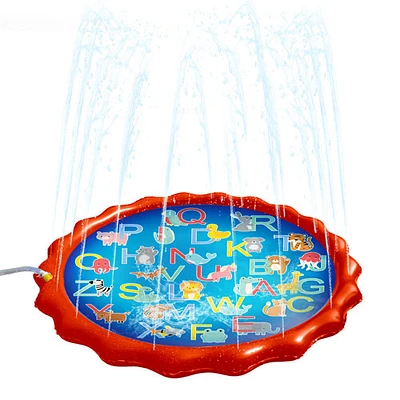 Splash Buddies Outdoor 60" Alphabet Sprinkler Spray Mat (BH78202)