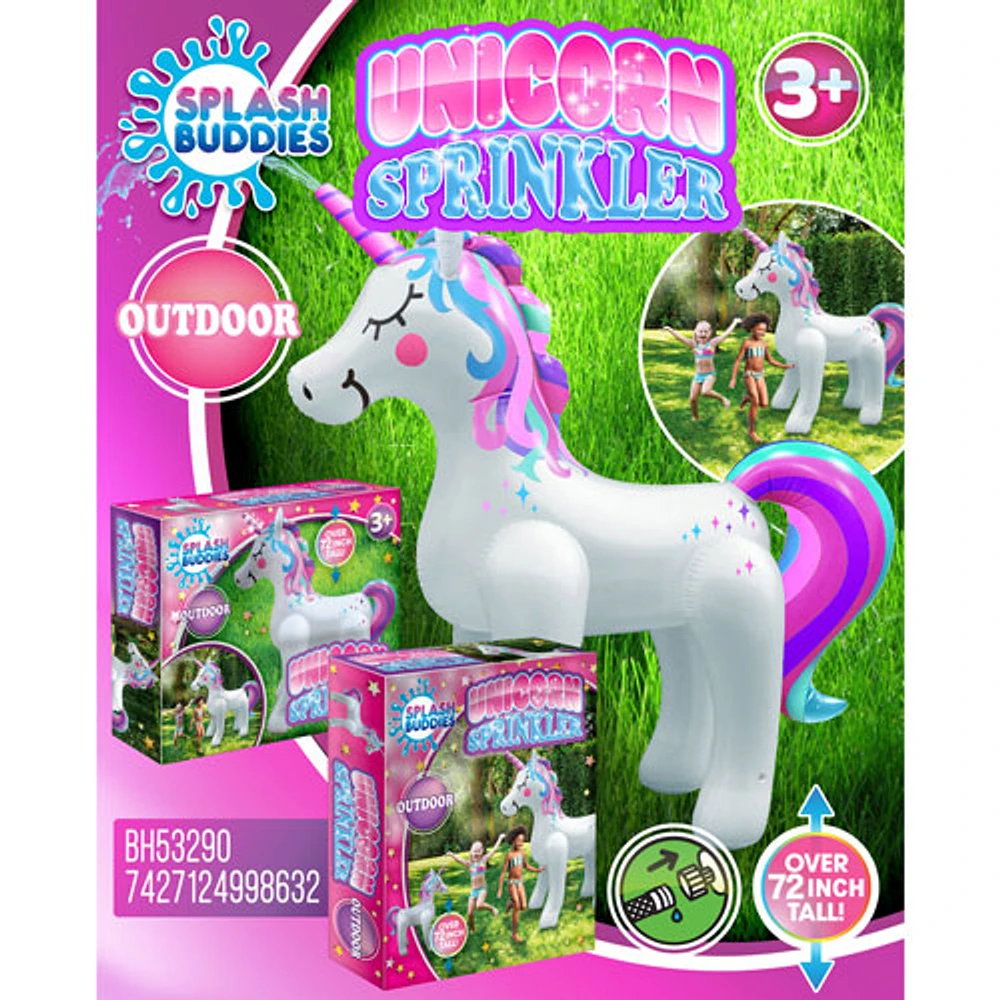 Arroseur en forme de licorne pour l'extérieur de Splash Buddies (BH53290)