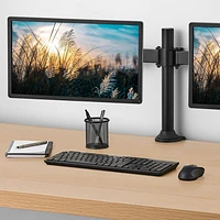 Insignia 32" Full-Motion Dual Monitor Mount - Black - Only at Best Buy