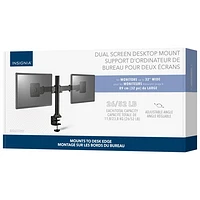Insignia 32" Full-Motion Dual Monitor Mount - Black - Only at Best Buy