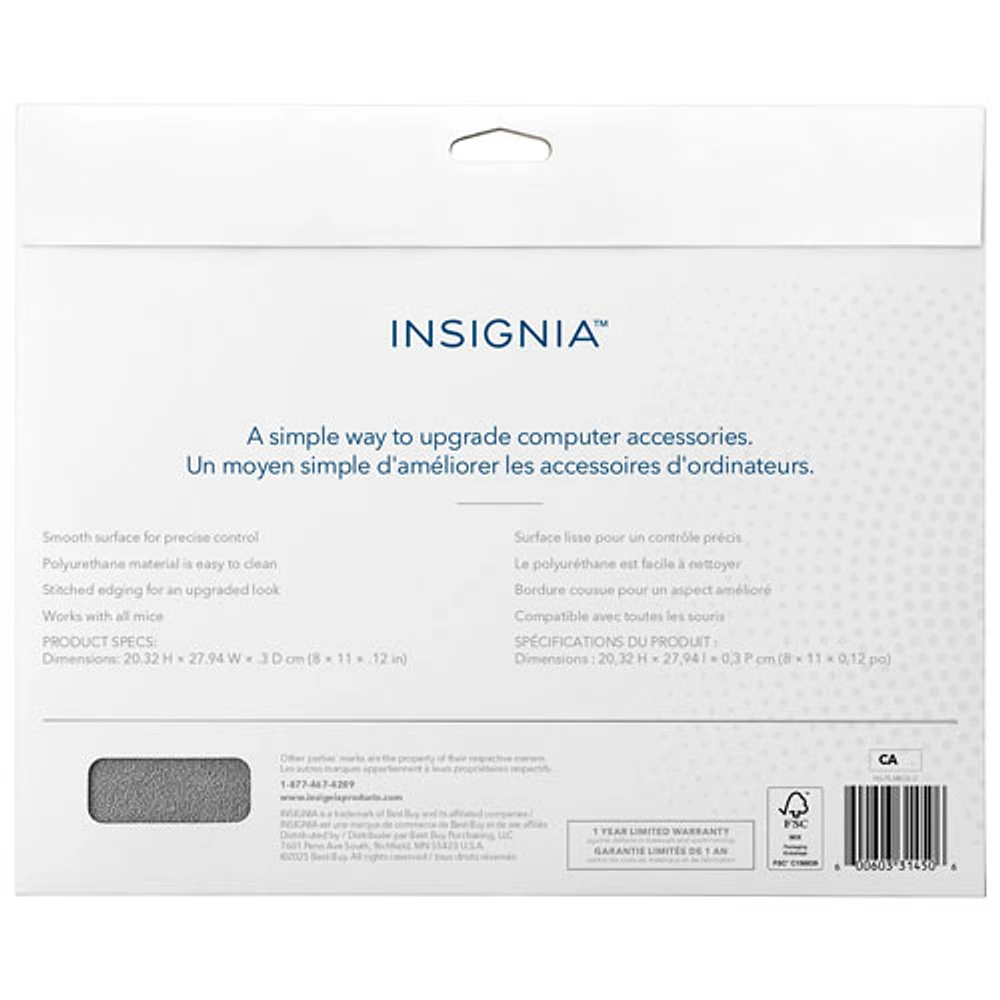 Insignia Premium Leather Mouse Pad - Black - Only at Best Buy
