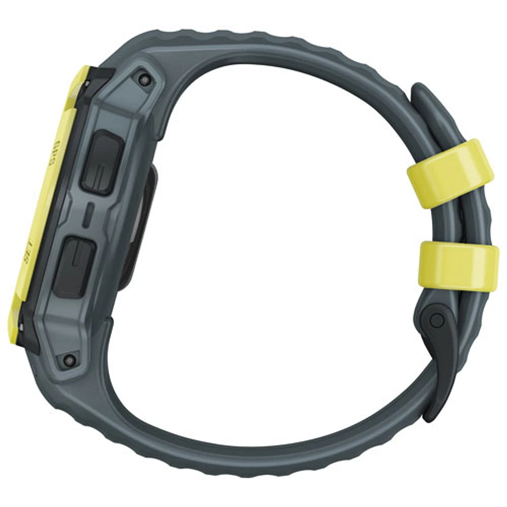 Montre intelligente multisport Bluetooth Instinct E de 40 mm de Garmin - Lime électrique/Crépuscule